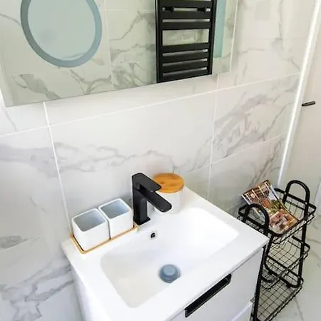 Elegant T2 Renove 4 Pers, Centre Nice, Climatise Exterior photo