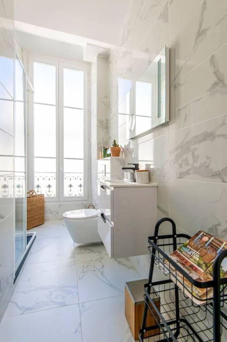 Elegant T2 Renove 4 Pers, Centre Nice, Climatise Nizza